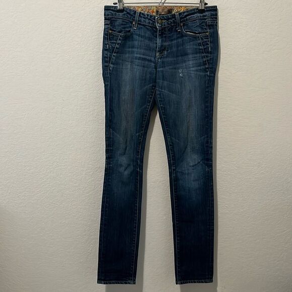 PAIGE Denim - PAIGE DENIM, Skyline Skinny Jean with Floral Lining, Size 28